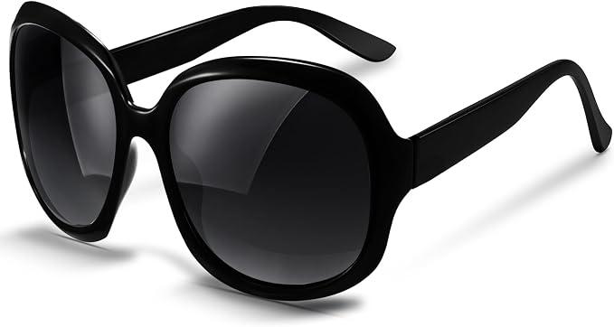 miyya Bug Eye Oversized Polarized Sunglasses Womens, Trendy Retro Sun Glasses for Women 2025, Oversized UV Protection Shades